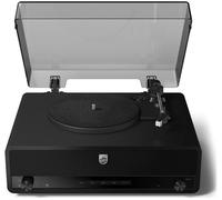 PHILIPS Century The Stevie Belt Drive Bluetooth Turntable - Black, Black