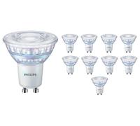 PHILIPS Classic LED 3W GU10 4000K Cool White Dimmable Spotlight - Pack of 10