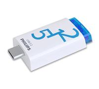 Philips Click Edition USB-C Port USB 3.2 Gen 1 USB Flash Drive 512GB for PC, Laptop, Smartphone, Tablet with USB-C Port, Read Speed up to 120MB/s