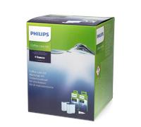 Philips AquaClean Water Filter for Saeco and Philips Fully Automatic Coffee Machines Care set value pack multicoloured (CA6707/10)