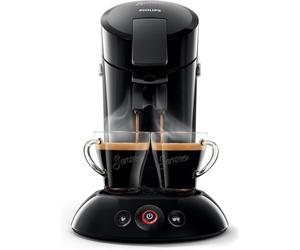 PHILIPS Coffeemachine Senseo Original HD6553 67 black Schwarz (HD6553/67) | 1 or 2 cups, under 1 minute brewing time, Coffee Boost, Crema Plus, 0.7 L (HD6553/67)