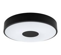 Philips Coiner LED Ceiling Light 24W Black Changeable Brightness