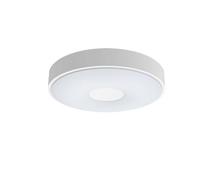 Philips Coiner LED Ceiling Light, SceneSwitch, 24W, 2800lm, 2700K Warm White Light, EyeComfort, Dimmable Ceiling Lamp, IP20, Round, White