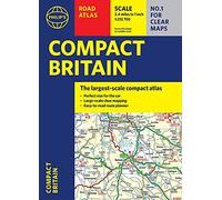 Philip's Compact Britain Road Atlas: (Flexi A5) (Philip's Road Atlases)