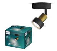 Philips Conduit Spot 1-Head, GU10 not Included, Brass, IP20