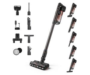 Philips Cordless Vacuum Cleaner 7000 Series Cap, Superior Suction Power, 80 min runtime, Floor Type Recognition, Anti Hair Entanglement, LED nozzles, Easy Empty Bucket (XC7065/01)
