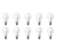 PHILIPS CorePro LED 5.5W B22 2700K Warm White GLS A60 - Pack of 10