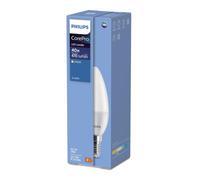 Philips CorePro LED Candle Light Bulb 5W 40W Equivalent SES E14 Small Edison Screw Frosted Very Warm White 2700K Energy Efficient Decorative LED Lamp