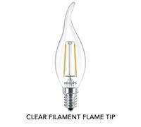 Philips CorePro LED E14 2700K Frosted/Filament Bulb Non-Dimmable Multi-Watt