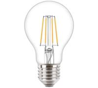 Philips CorePro LED Filament Light Bulb E27 Edison Screw 4.3W 40W Equivalent 2700K Warm White Clear Glass Energy Saving Decorative Vintage Style GLS Lamp for Home & Hospitality Use