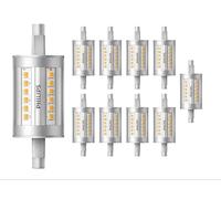 PHILIPS CorePro LED Linear 7.5W R7S 3000K Warm White 78mm - Pack of 10