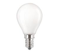 Philips CorePro LED P45 4.3W (40W Equivalent) E14 SES Frosted Golf Ball Bulb, Very Warm White 2700K, Energy Saving LED Lamp, Small Edison Screw, Non-Dimmable, Long Life Incandescent Replacement