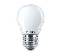 Philips CorePro LED P45 4.3W (40W Equivalent) E27 ES Frosted Golf Ball Bulb, Very Warm White 2700K, Energy Saving LED Lamp, Edison Screw, Non-Dimmable, Long Life Incandescent Replacement