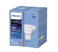 Philips CorePro LED Spotlight MR16 Light Bulb 4.4W 35W Equivalent GU5.3 Extra Warm White 2700K 36 Degree Beam Non Dimmable Energy Efficient LED Lamp UK