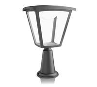 Philips Cottage Black Mains-Powered 1 Lamp Led Outdoor Post Topper Light (H)365mm