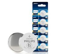 PHILIPS CR2450 3V Lithium Battery (5 Pack), Long-Lasting 2450 Batteries, 10-Year Shelf Life, CR 2450 Battery for Car Key Fob, Remote Controls