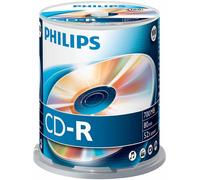 Philips - CR7D5NB00/00 - Cd-r 80 Minute 700mb (52x) Spindle, 100 Pack