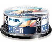 Philips - CR7D5NB25/00 - Cd-r 80 Minute 700mb (52x) Spindle, 25 Pack