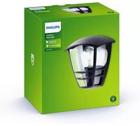 Philips myGarden Creek Outdoor Wall Light Black (Requires 1 x 60 W E27 Bulb)