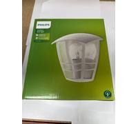 Philips Creek Outdoor Wall Light Black Lantern E27 60W Weatherproof Up Light