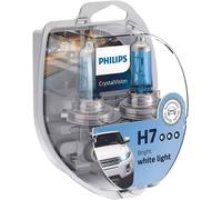 Philips Crystal Vision 4300K H7 Car Headlight Bulbs (Twin Pack) 12972CVSM