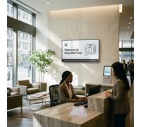Philips D-Line 43" Display Pack + Wall Mount A professional digital signage solution featuring a 43-inch Philips D-Line 4K UHD display and a wall