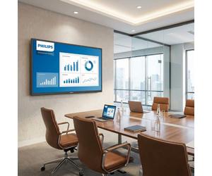Philips D-Line 43BDL4511D 43-inch 4K TV 43-inch professional Ultra HD 4K display designed for 24/7 digital signage, featuring high brightness,