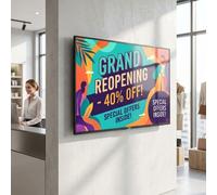 Philips D-Line 55" display Pack + B-Tech wall mount Professional package featuring a 55-inch Philips D-Line display and an ultra-slim B-Tech wall