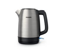 Philips Daily Collection Metal Kettle 1.7L With Indicator And Lid