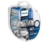 Philips Diamond Vision 5000K Whiter H7 Car Headlight Bulbs (Twin Pack) 12972DVS2