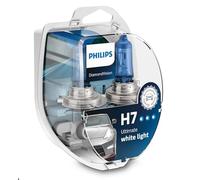 Philips Diamond Vision 5000K H7 Car Headlight Bulbs (Twin Pack) 12972DVS2