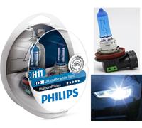 Philips Diamond Vision 5000K H11 Car Headlight Bulbs (Twin Pack of Bulbs)