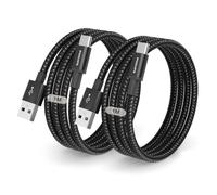 Philips DLC5030AA USB-C Cable 2-Pack 1M, 18W Fast Charging, PET-Resistant Braided Cord, 480Mbps Data Transfer, Type-C Charger for Android, CarPlay, Android Auto