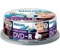 PHILIPS DM4I6B25F/00 DVD-R 4,7GB 16X PRINTABLE SPINDLE (X25)