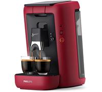 Philips Domestic Appliances Senseo Maestro Coffee Pod Machine with Coffee Thickens and Memo Function, 1.2 Litre Water Container, Green Product, Colour: Red (CSA260/90)