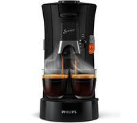 Philips Domestic Appliances Senseo Select Eco CSA240/20 Coffee Pod Machine - Coffee Strength Choice Plus Recycled Plastic Memo Function, 1450 W, 0.9 Litre, 31 x 15.5 x 31 cm, Black/Speckled