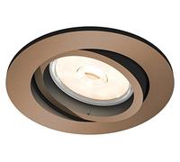 Philips Donegal 8718696160862 Lighting Recessed, Warm White 5.5 W GU10, Copper/Brass
