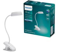 PHILIPS Donutclip DSK201 LED Desk Lamp - White