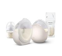 Philips Double Breast Pump Starter Set - Natural Care Hands-free Wearable - SCF495/21