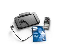 Philips DPM6700/03 PocketMemo Dictation & Transcription Set, DPM6000 Dictaphone, Footswitch ACC2330, Stereo Headphones LFH0334 - SpeechExec Basic Dictate/Transcribe (2-year subscription included)