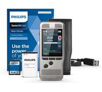 Philips PocketMemo Recorder SpeechExec DPM7200/02 Slide Switch Professional Dual Microphone Rechargeable Battery Colour Display