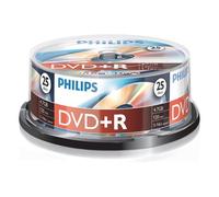 Philips DR4S6B25F Blank DVDs, Spindle, 25 Pieces, for Recordings