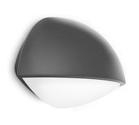Philips Dust Fixed Matt Black Mains-Powered Led Outdoor Wall Light 270Lm