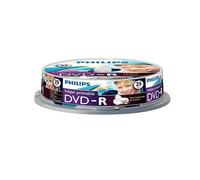 Philips DVD-R Blanks 4.7 GB 120 min video DM4I6B25F/00
