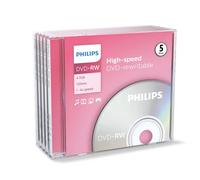 Philips DVD-R DVD-RW Blank Recordable Discs 4.7GB 4x/16x 5/10/25/50/100 Pack