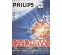 Philips DVD + RW 10PK. DVD + RW Blank 4700MB 120 Minutes 8xSpeed Video Box