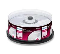 Philips DVD+RW Blanks (4.7 GB Data/120 Minutes Video, 1-4x Speed Recording, 25 Spindle)