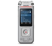 Philips DVT4115 Digital Voice Tracer Flash card Chrome. Silver
