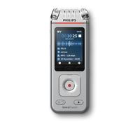 Philips DVT4115 Digital Voice Tracer Flash card Chrome. Silver