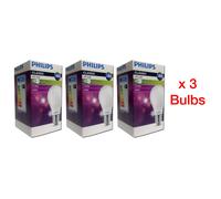 Philips E27 8.5W (75W) classic LED bulb, 3000K , 1055lm (3 Pack)